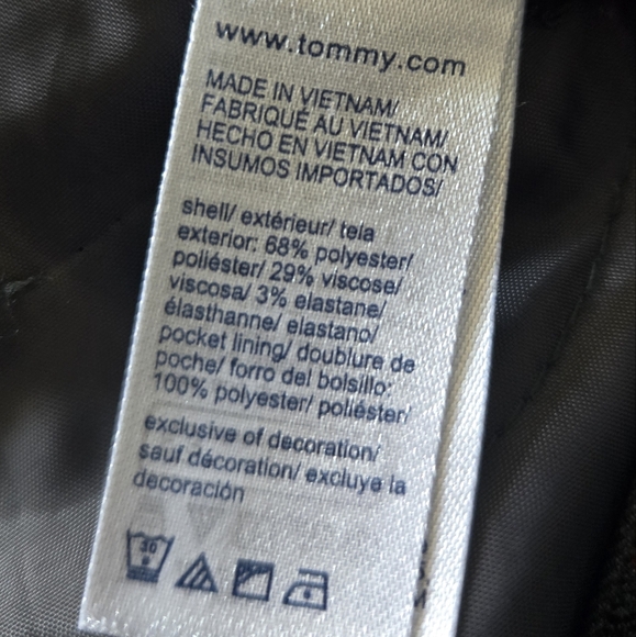 Tommy Hilfiger Sliming Plaid Skinny Pants Gray and Red Size 0 - Picture 11 of 15